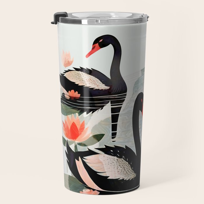 Black Swans Travel Mug Gallery Image 3