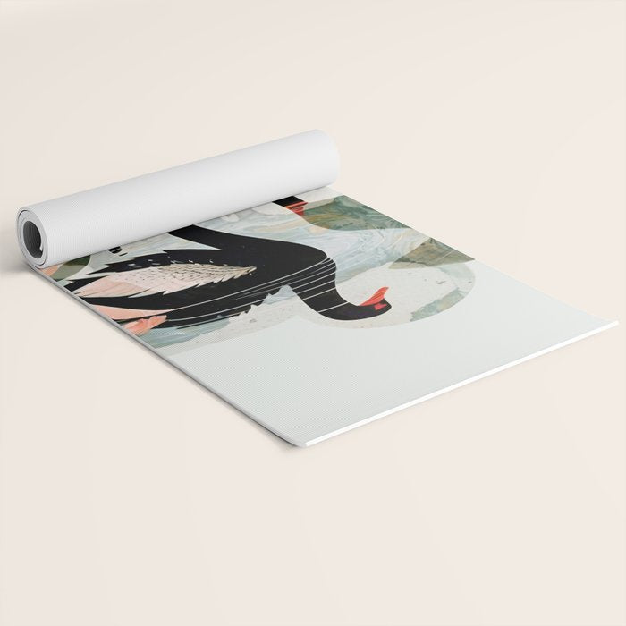 Black Swans Yoga Mat Gallery Image 2