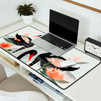 Black Swans Desk Mat Gallery Image 2