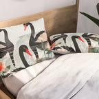 Black Swans Pillow Sham Gallery Image 2