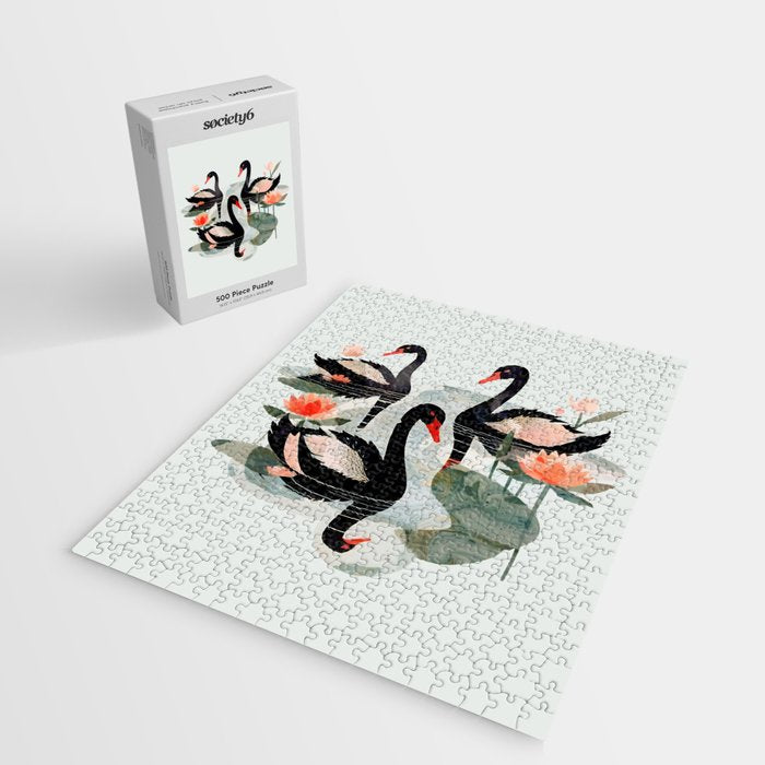 Black Swans Jigsaw Puzzle Gallery Image 2
