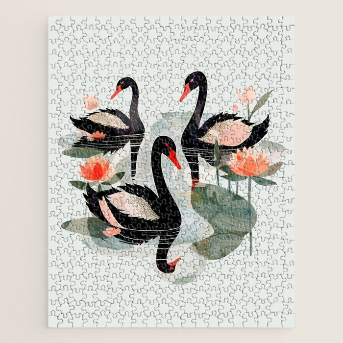 Black Swans Jigsaw Puzzle Gallery Image 1
