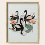 Black Swans Serving Tray Gallery Image 1