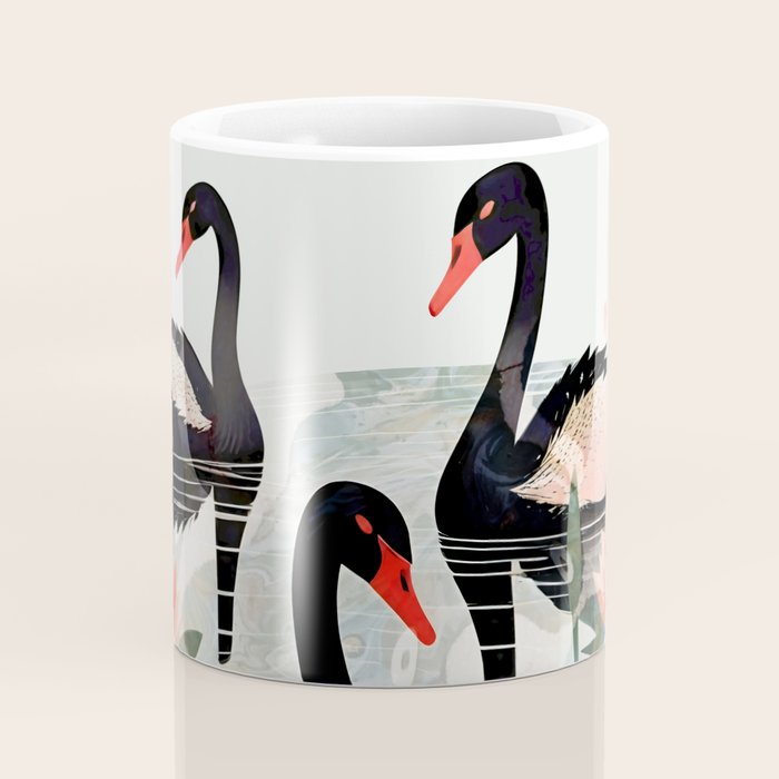 Black Swans Coffee Mug Gallery Image 4