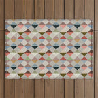 Diamond Quilt Outdoor Rug Gallery Image 1