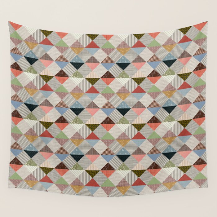 Diamond Quilt Wall Tapestry Gallery Image 4