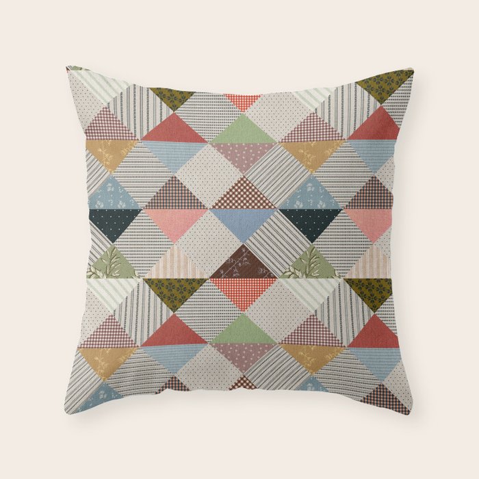Diamond Quilt Throw Pillow Gallery Image 1