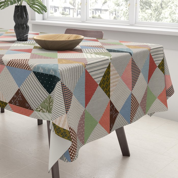 Diamond Quilt Tablecloth Gallery Image 3
