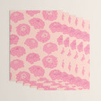 Zinnias in pink Wrapping Paper Gallery Image 3