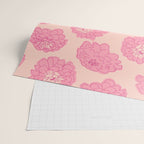 Zinnias in pink Wrapping Paper Gallery Image 2