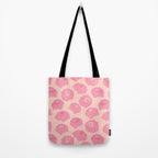 Zinnias in pink Tote Bag Gallery Image 2