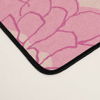 Zinnias in pink Desk Mat Gallery Image 4