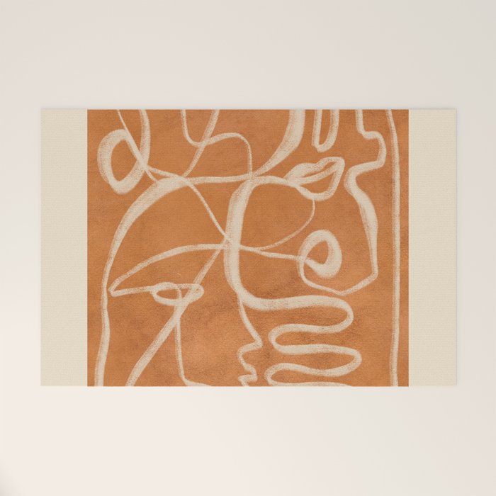 Abstract line art 205 Welcome Mat Gallery Image 1