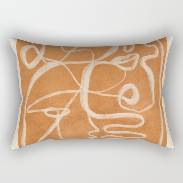 Abstract line art 205 Rectangular Pillow Gallery Image 1