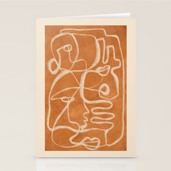 Abstract line art 205 Stationery Card Gallery Image 1