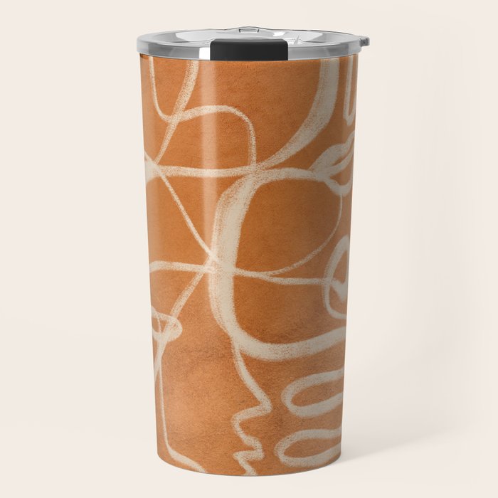 Abstract line art 205 Travel Mug Gallery Image 1