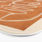 Abstract line art 205 Bath Mat Gallery Image 3