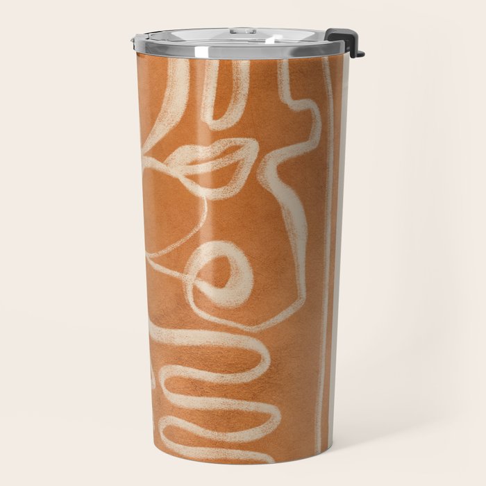 Abstract line art 205 Travel Mug Gallery Image 2