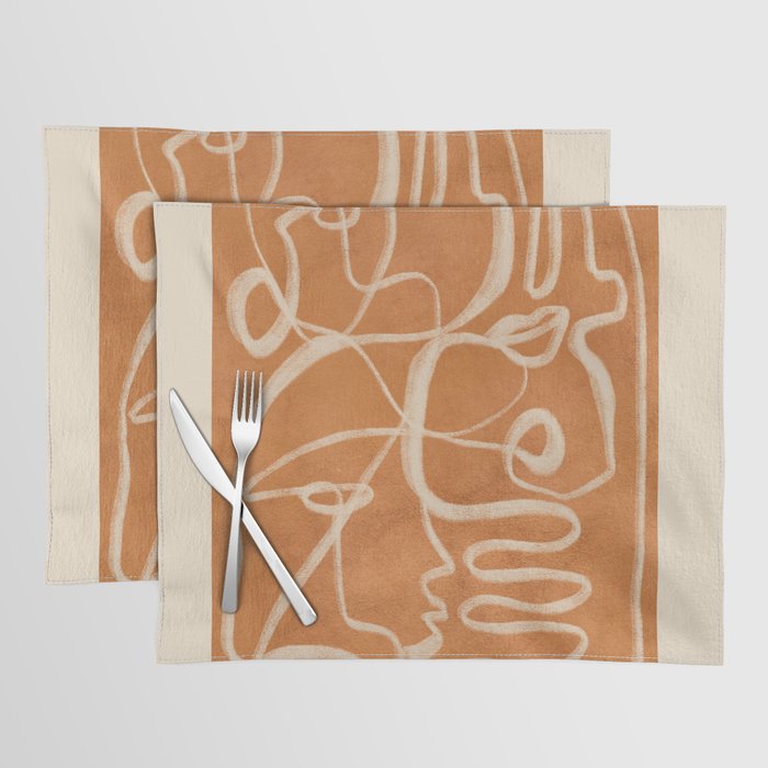 Abstract line art 205 Placemat Gallery Image 1