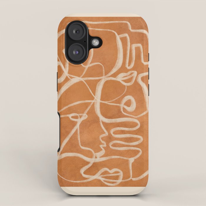 Abstract line art 205 iPhone Case Gallery Image 1