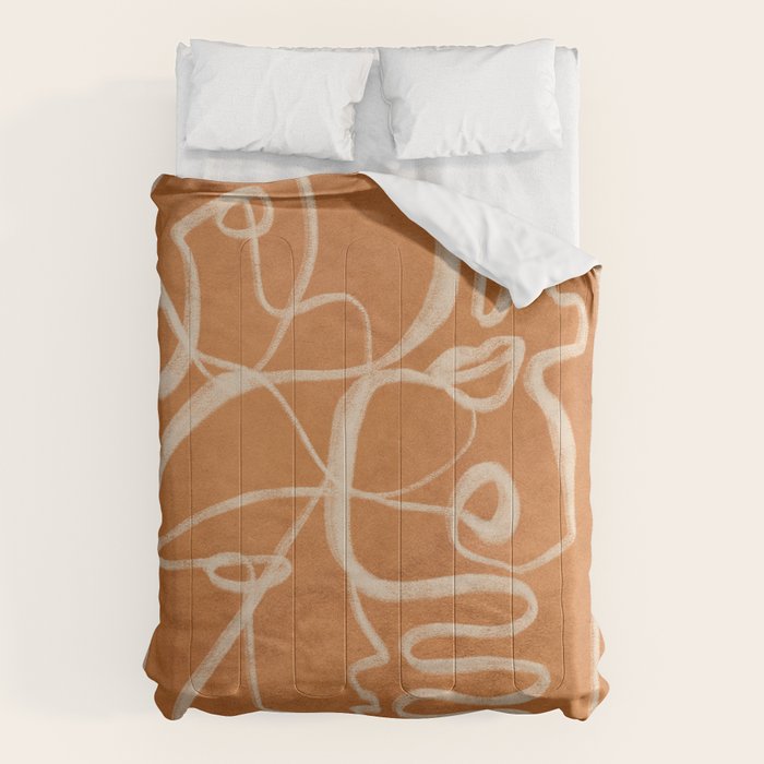 Abstract line art 205 Comforter Gallery Image 6