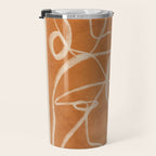 Abstract line art 205 Travel Mug Gallery Image 3