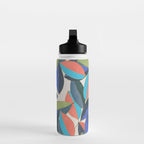 Tropical Ficus leaves #botanic Water Bottle Gallery Image 3