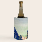  A Departure I - Mountain & Forest Nature Ukiyo Landscape in Blue, Green & Grey Wine Chiller Gallery Image 3