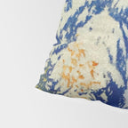  A Departure I - Mountain & Forest Nature Ukiyo Landscape in Blue, Green & Grey Pillow Sham Gallery Image 4