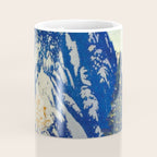  A Departure I - Mountain & Forest Nature Ukiyo Landscape in Blue, Green & Grey Coffee Mug Gallery Image 4