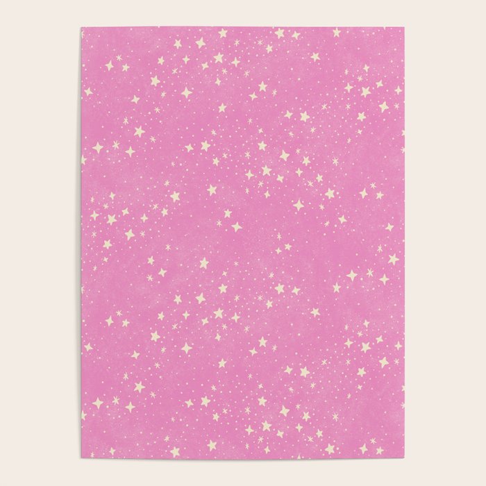 Stars - Pink Poster Gallery Image 1