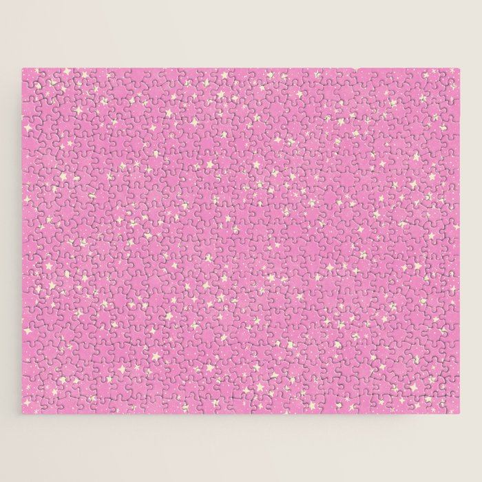 Stars - Pink Jigsaw Puzzle Gallery Image 1