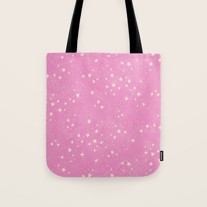 Stars - Pink Tote Bag Gallery Image 1