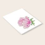 Peony flower painted in watercolor Notebook Gallery Image 2