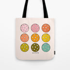 Rainbow Pickleballs Tote Bag Gallery Image 1