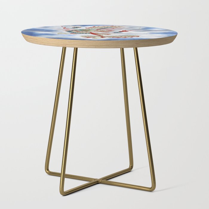 Dragon in the Cloud : Minhwa-Korean traditional/folk art Side Table Gallery Image 1