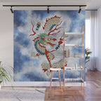 Dragon in the Cloud : Minhwa-Korean traditional/folk art Wall Mural Gallery Image 1