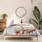 Dragon in the Cloud : Minhwa-Korean traditional/folk art Comforter Gallery Image 3