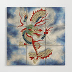 Dragon in the Cloud : Minhwa-Korean traditional/folk art Wood Wall Art Gallery Image 1
