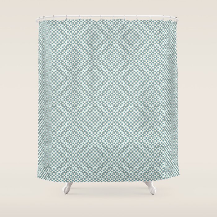 5 Checkers Shower Curtain Gallery Image 1