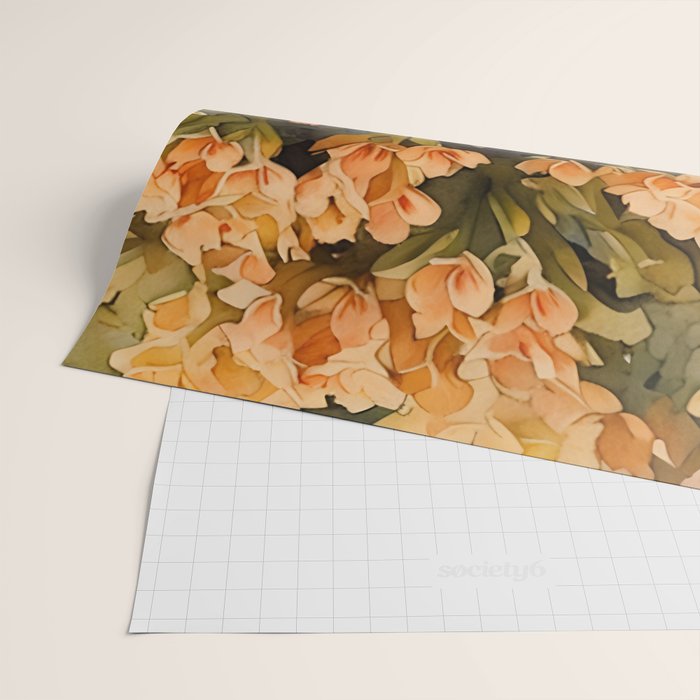 Orange Amarantis  Wrapping Paper Gallery Image 2