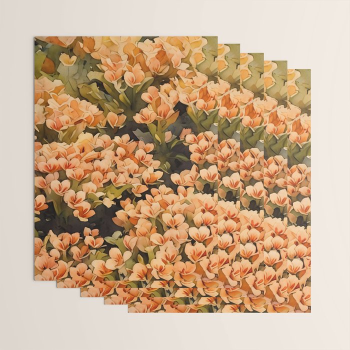 Orange Amarantis  Wrapping Paper Gallery Image 3