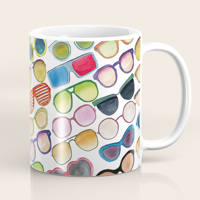 Sunglasses by Veronique de Jong Coffee Mug Gallery Image 1