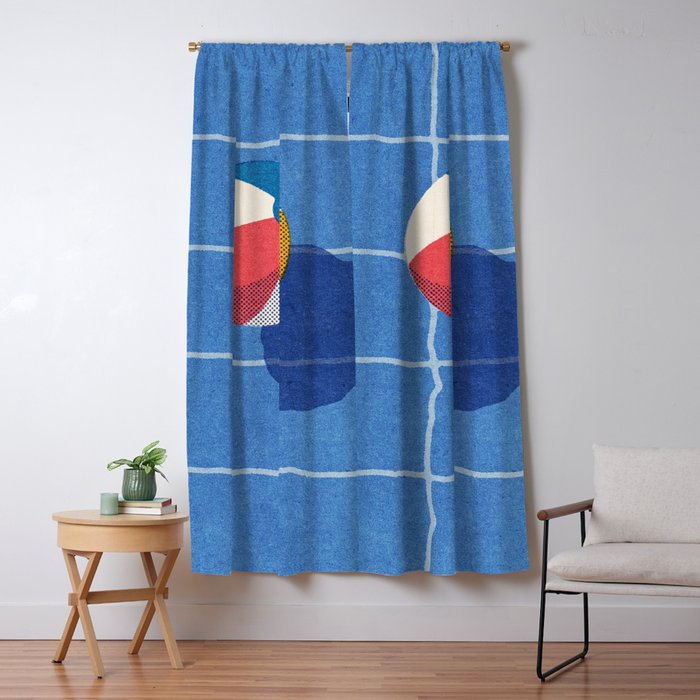 BALLS / Beach Ball II Window Curtain Gallery Image 1