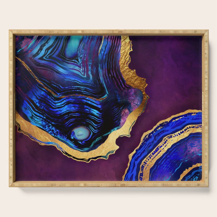 Agate Abstract Serving Tray Gallery Image 1