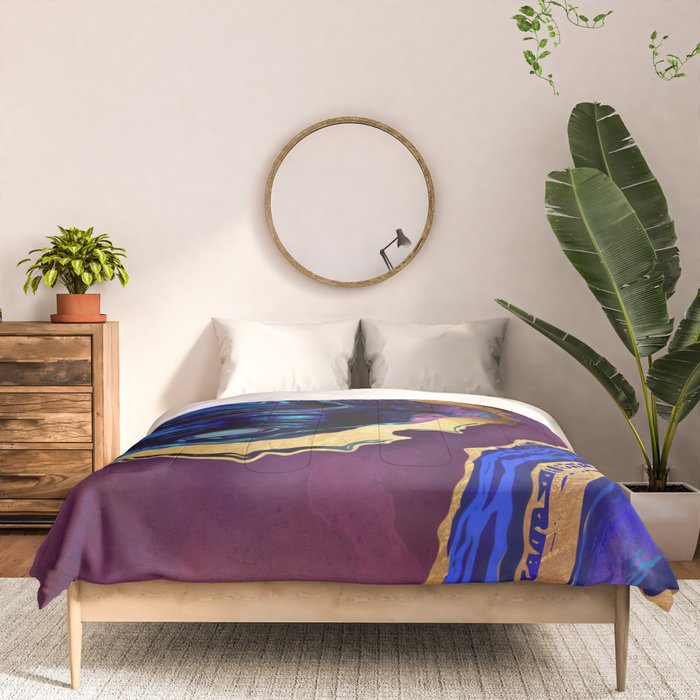 Agate Abstract Comforter Gallery Image 3