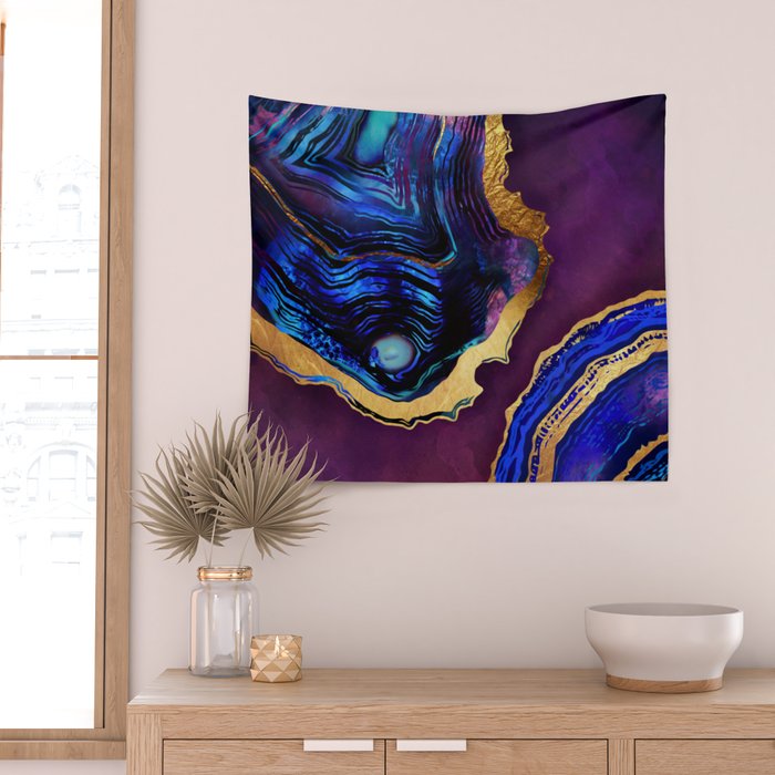 Agate Abstract Wall Tapestry Gallery Image 2