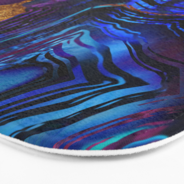 Agate Abstract Bath Mat Gallery Image 3