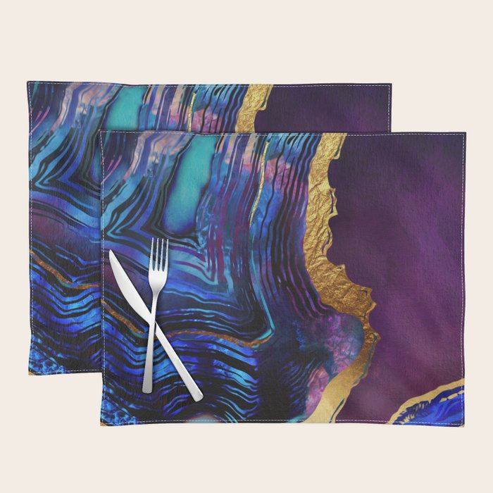 Agate Abstract Placemat Gallery Image 1