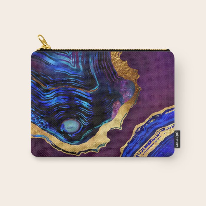 Agate Abstract Carry All Pouch Gallery Image 1